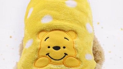 겨울맞이 득템! 우리 강아지 따뜻한 극세사 수면조끼 후기